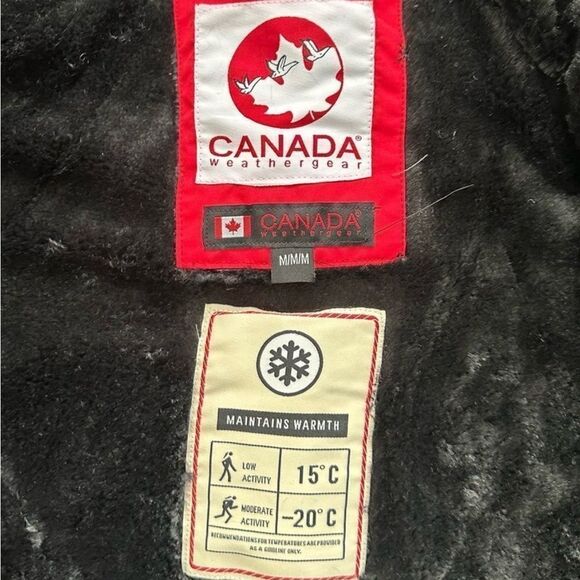Canada Weather Gear Sherpa Lined Anorak Parker Jacket Sage Style OLCW894EC - Picture 11 of 15